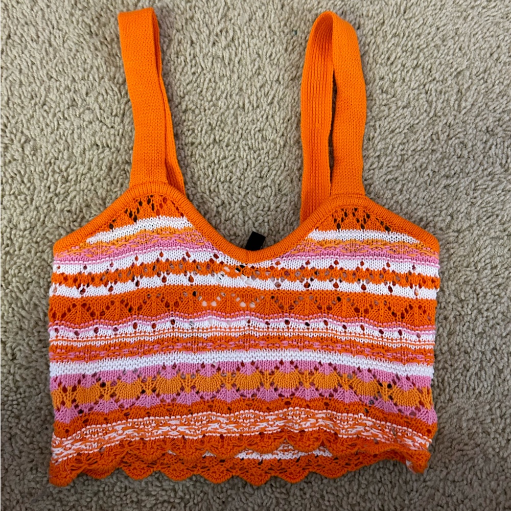 NWT H&M crochet crop top